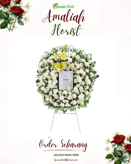 Krans Bunga Duka Pelalangan